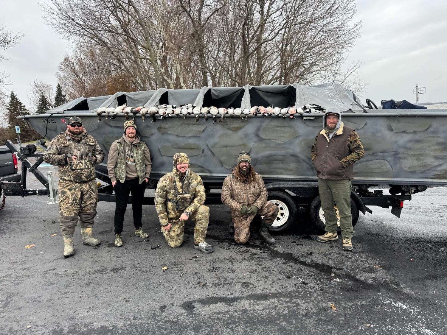 Crew after a Lake Erie duck hunt