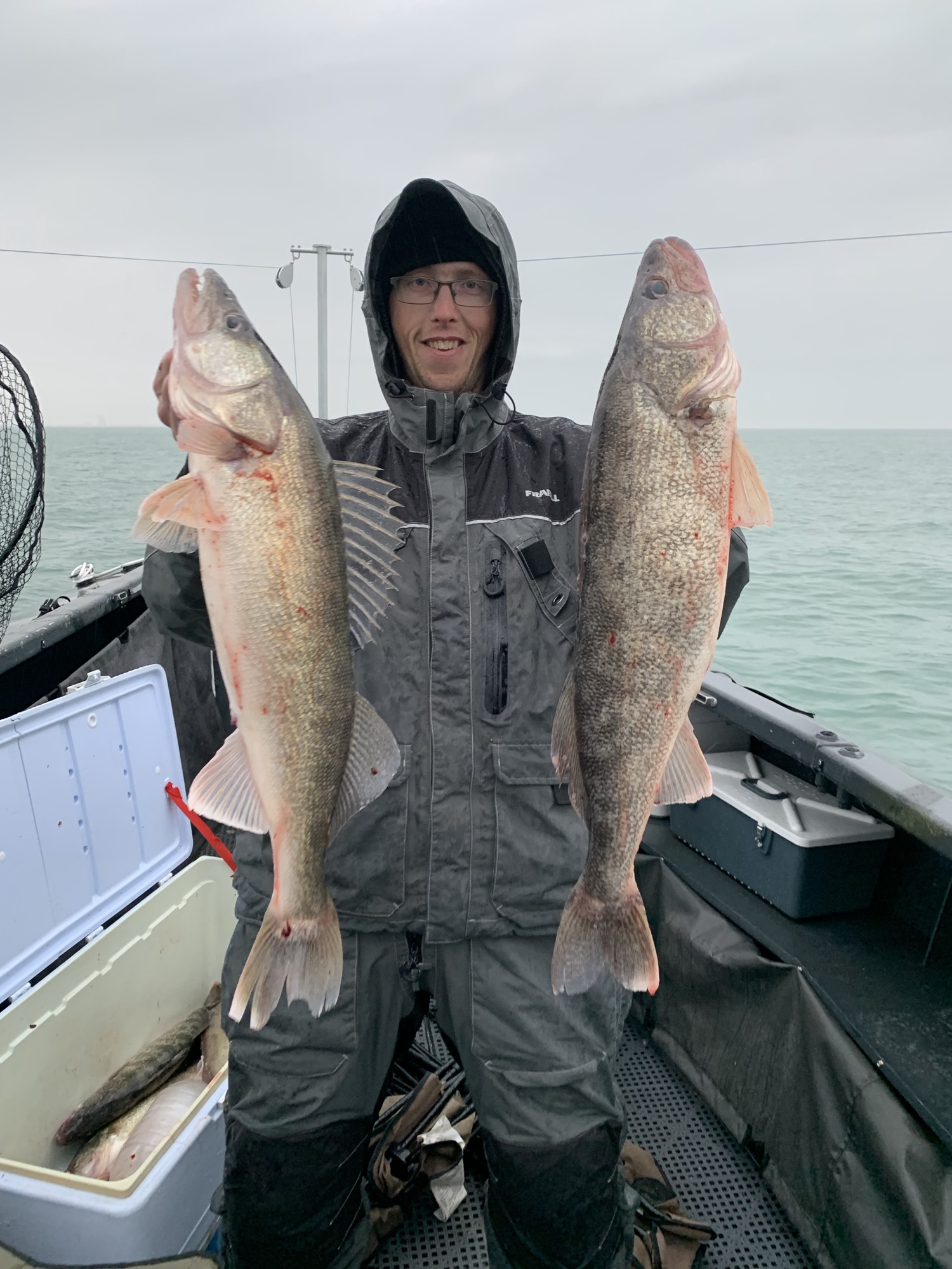 Limit fish on a gray day